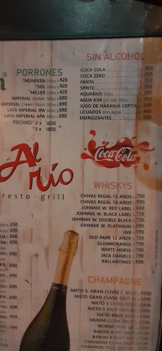 Al Río Resto Grill Photo Menu 7