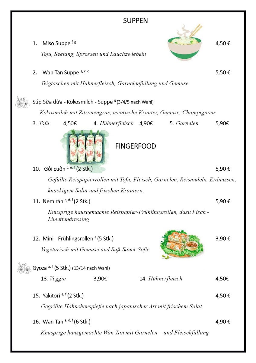 Mr.Trung Viet Cuisine - Sushi Photo Menu 1
