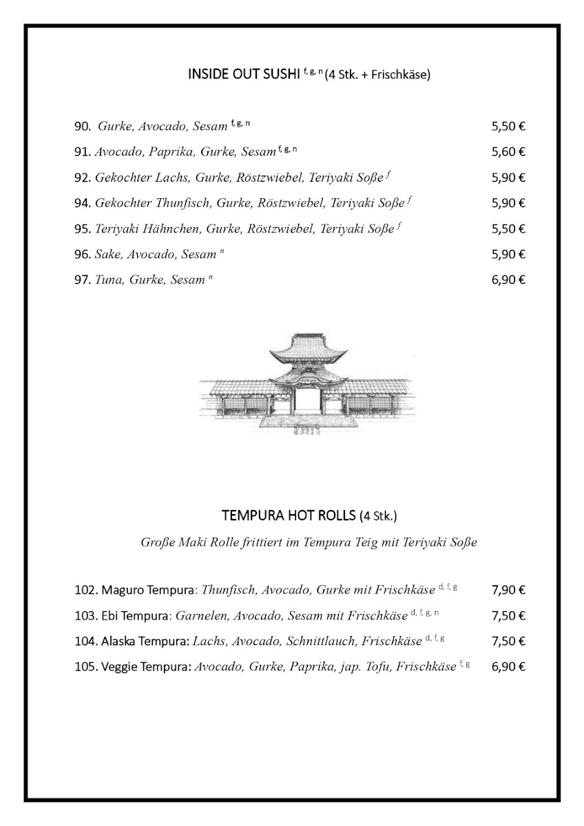 Mr.Trung Viet Cuisine - Sushi Photo Menu 6