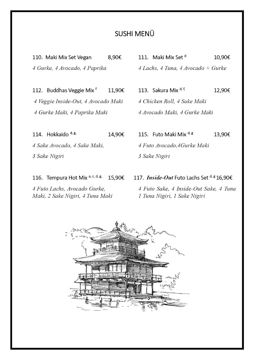 Mr.Trung Viet Cuisine - Sushi Photo Menu 7