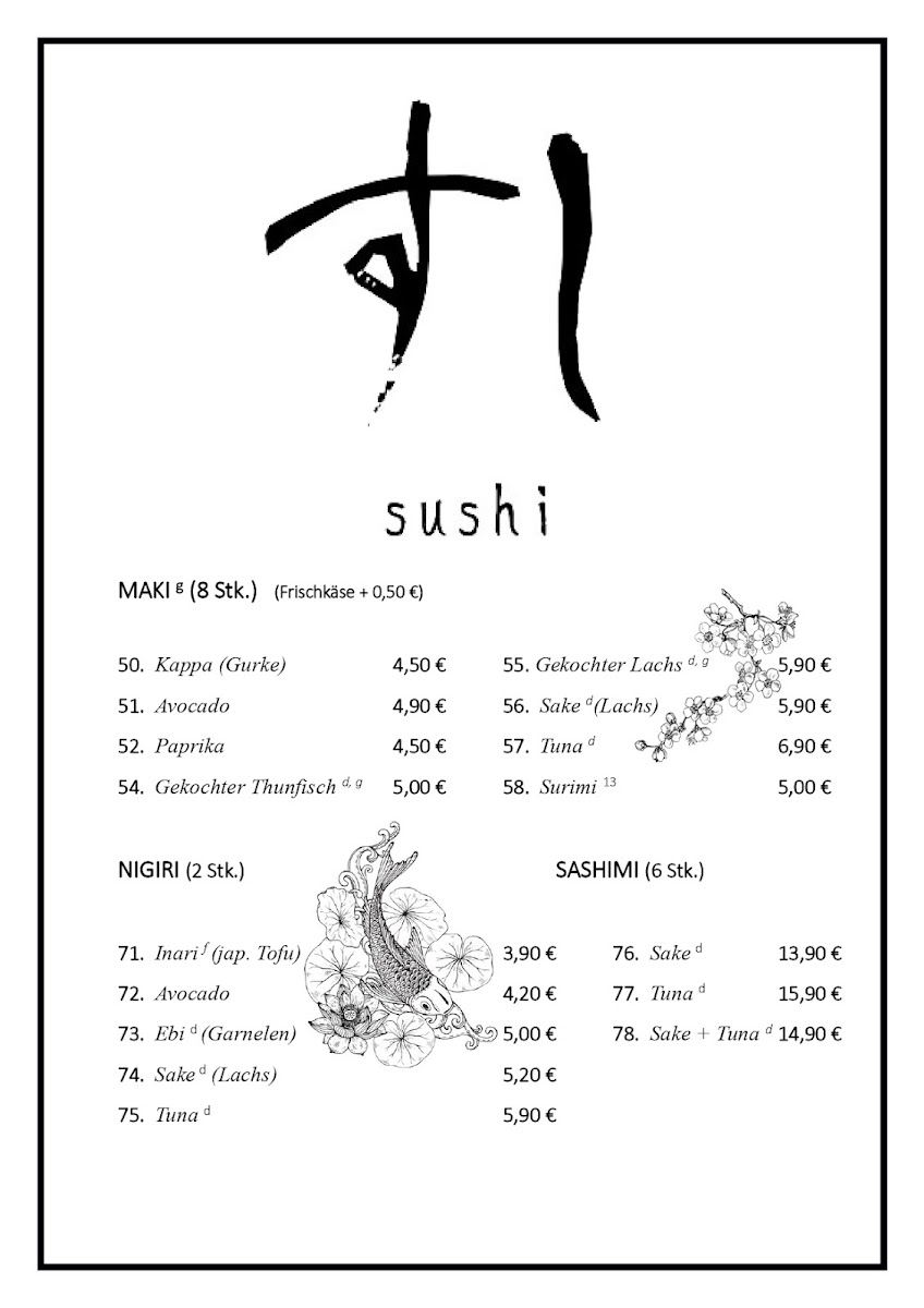 Mr.Trung Viet Cuisine - Sushi Photo Menu 8