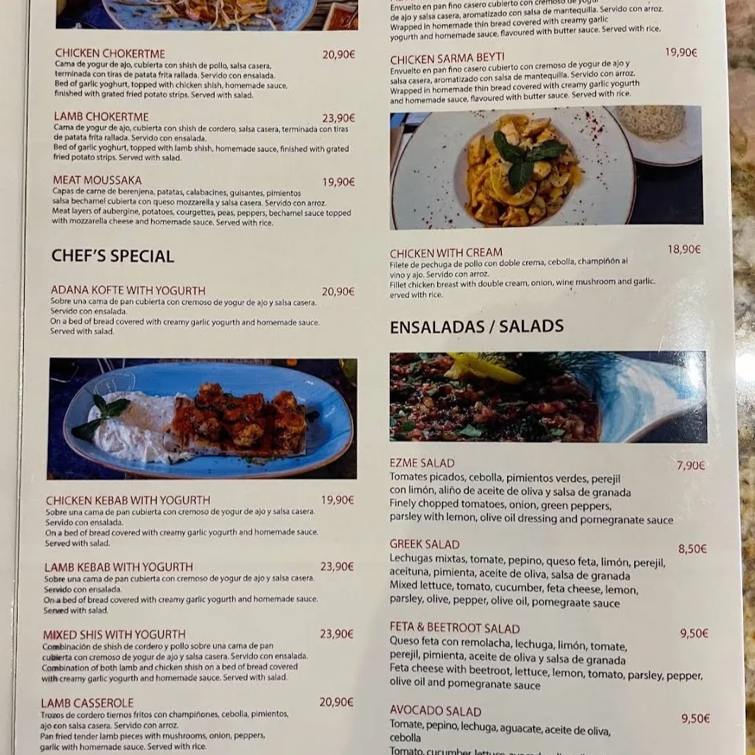 LA FAMILIA TURKISH BBQ COCTAILBAR Photo Menu 5