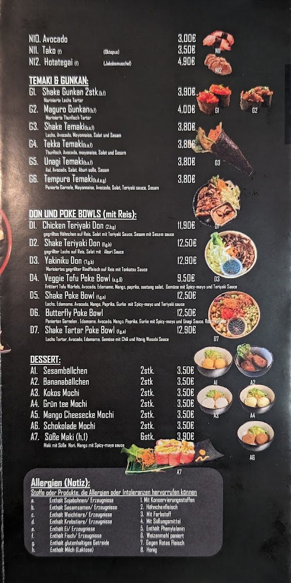 Kinzo Sushi bar Photo Menu 4