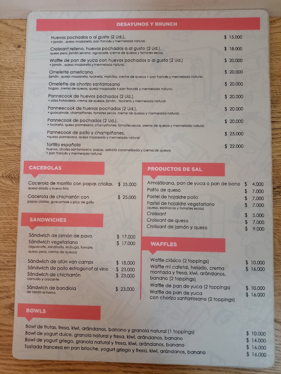 Electiva Café Photo Menu 2