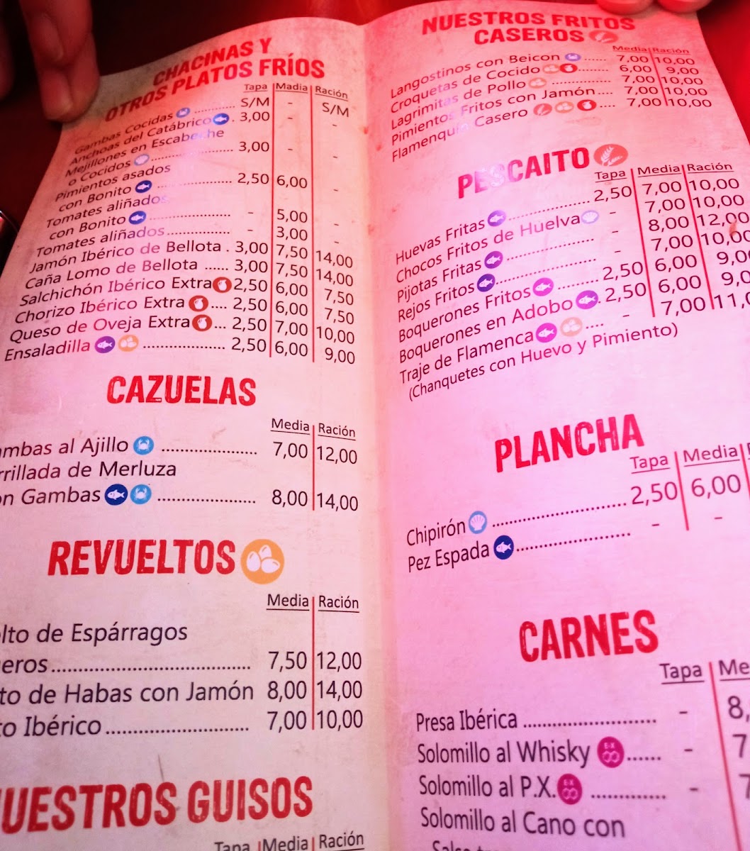 Bodega Bar El Cano Photo Menu 5