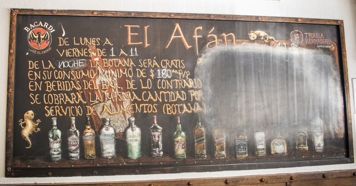 El Afán Restaurante Bar Photo Menu 7