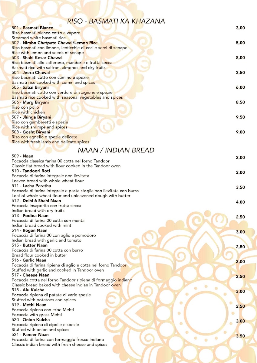 Delhi6 Photo Menu 3