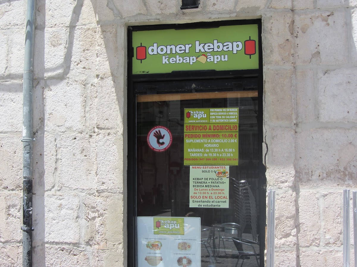 El Kebap de Apu Photo Menu 4