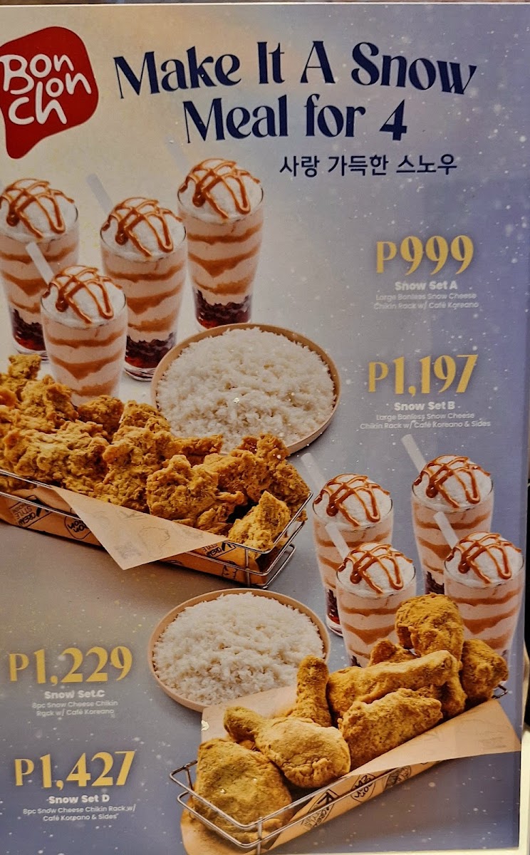 Bonchon Chicken - Ayala Manila Bay Photo Menu 2