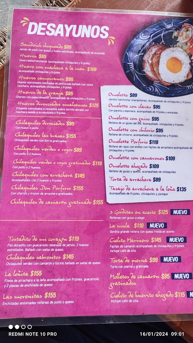 Cielito Rico Photo Menu 2