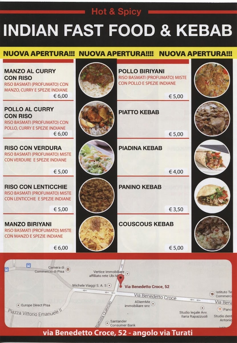 Hot & Spicy - Indian Food e Kebab Photo Menu 1