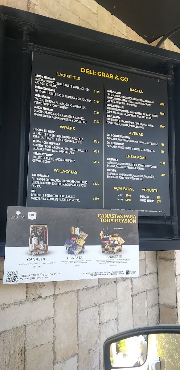 Cru Coffee Roasters & Cellars Photo Menu 4