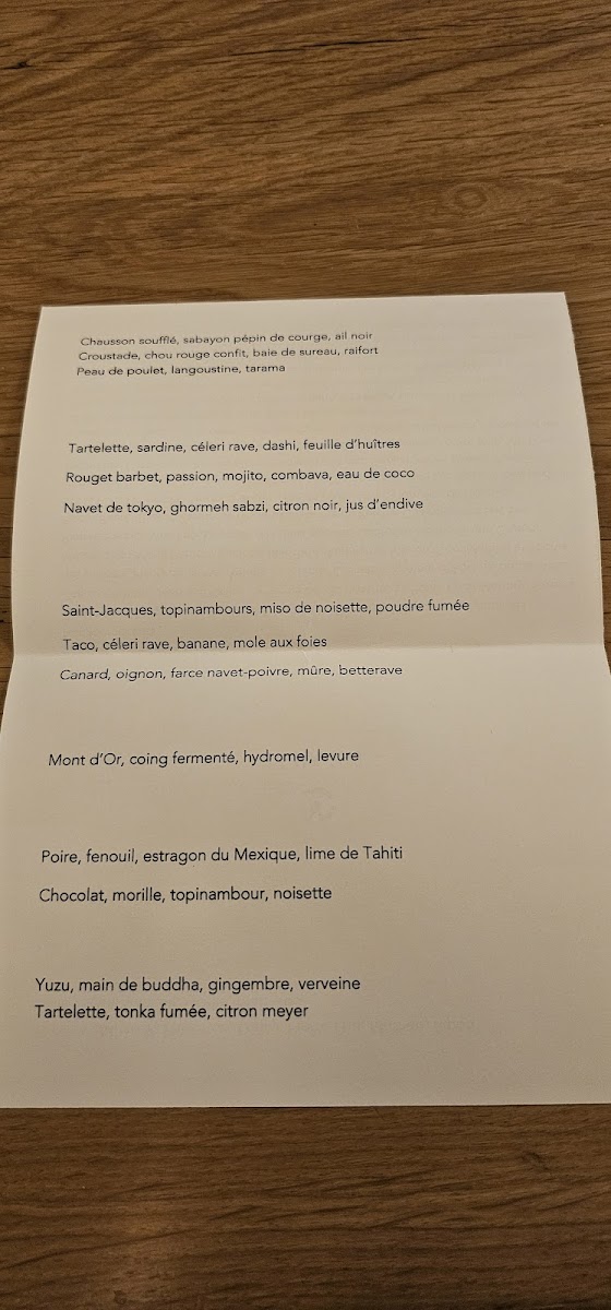 Restaurant Mâche Photo Menu 5