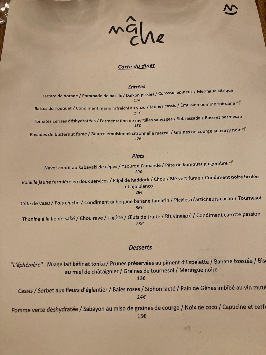 Restaurant Mâche Photo Menu 7