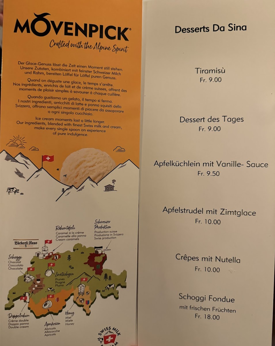 Ristorante Da Sina Photo Menu 4