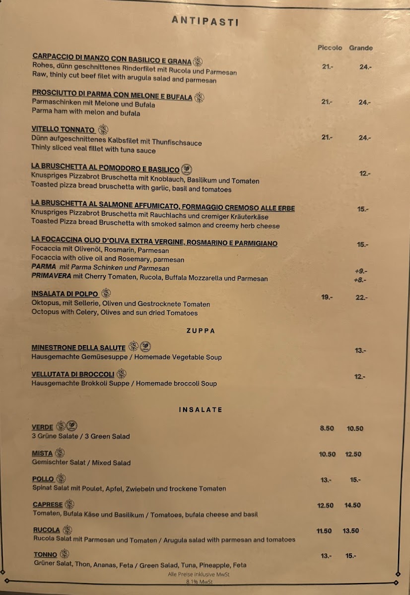 Ristorante Da Sina Photo Menu 5