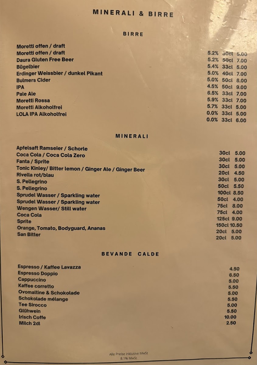 Ristorante Da Sina Photo Menu 7