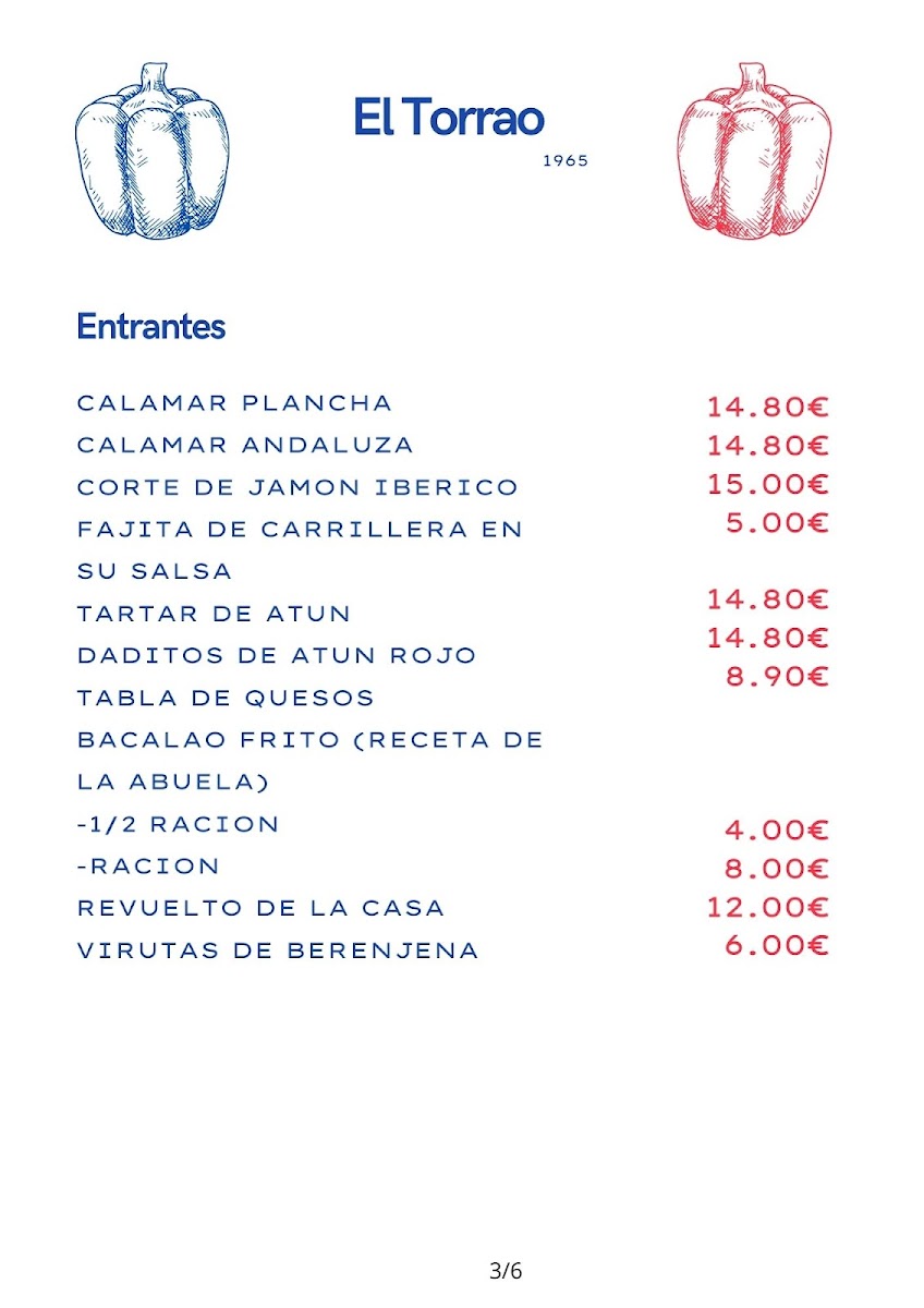 Restaurante Pepe El Torrao Photo Menu 6