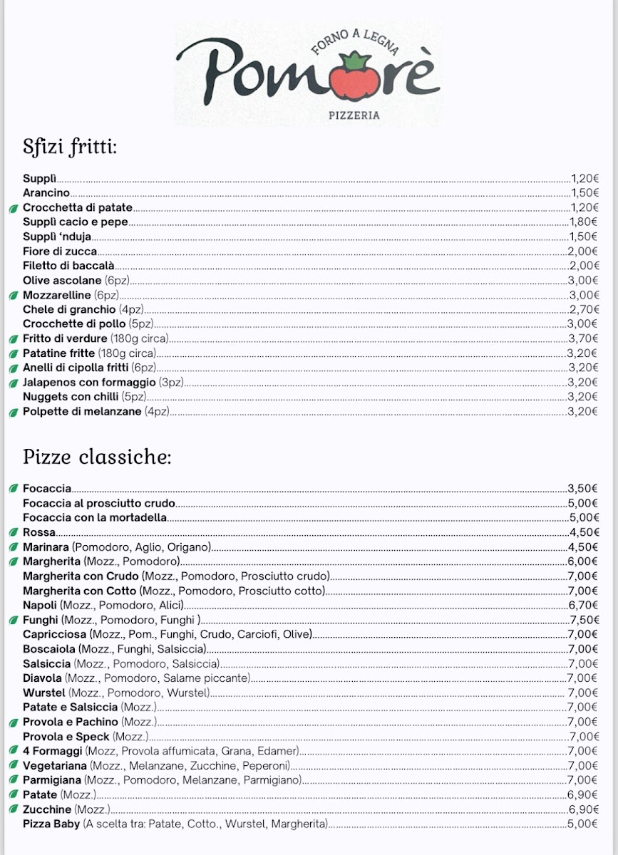 Pomorè Montesacro Photo Menu 1