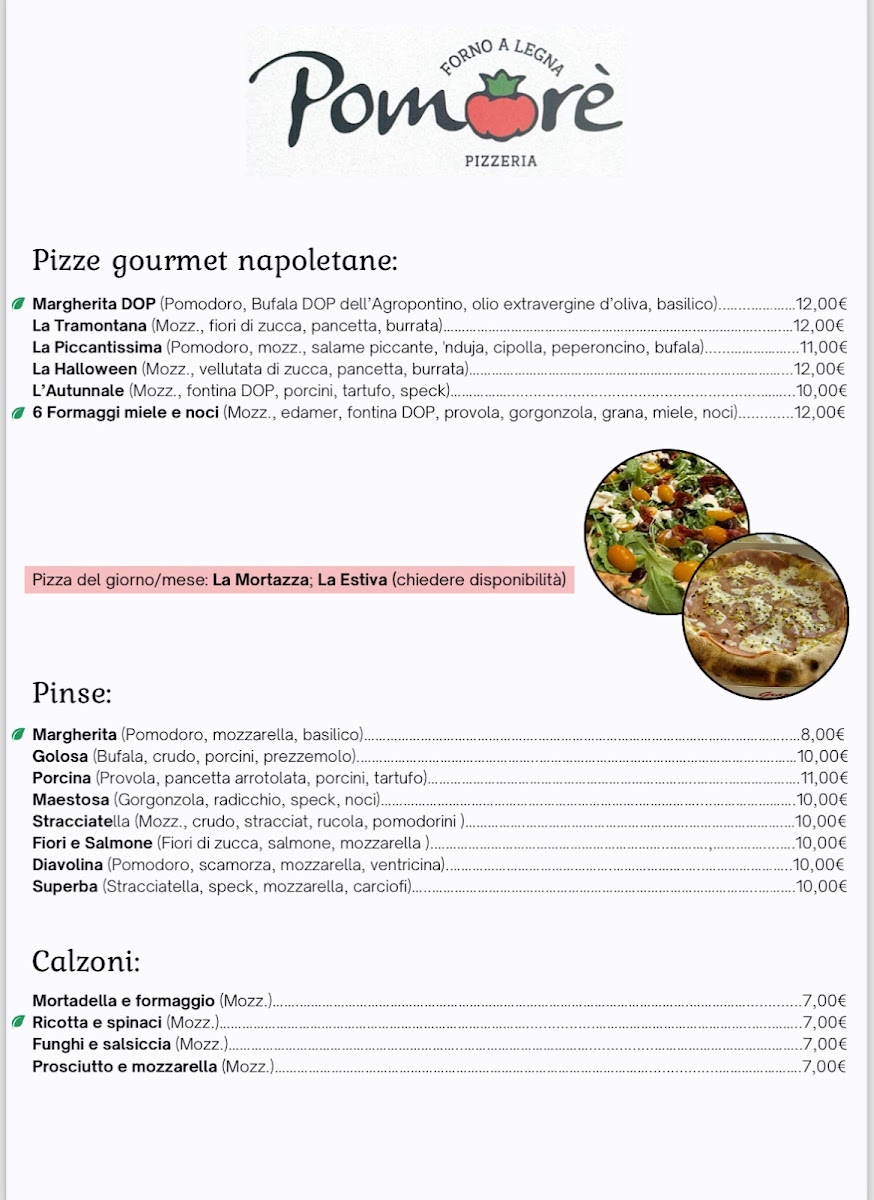 Pomorè Montesacro Photo Menu 3