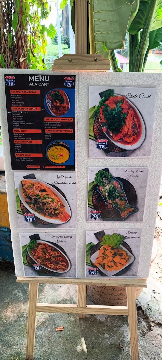 Pitstop Gerik Route 76 Claypot Asam Pedas Photo Menu 2
