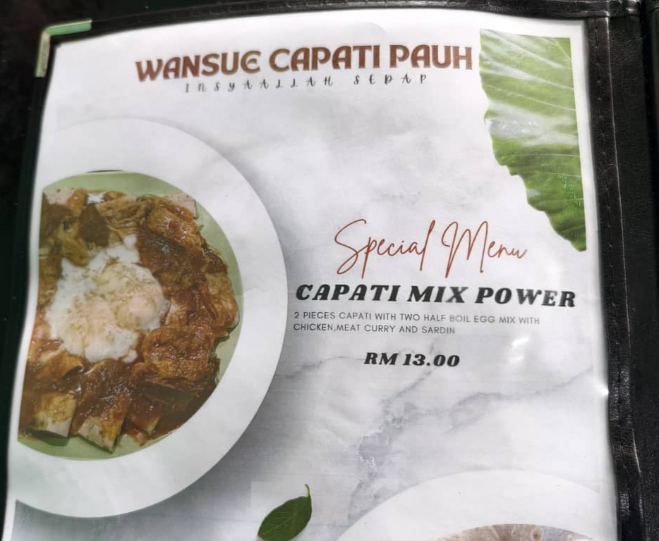 Wansue Capati Pauh, Perlis Photo Menu 8