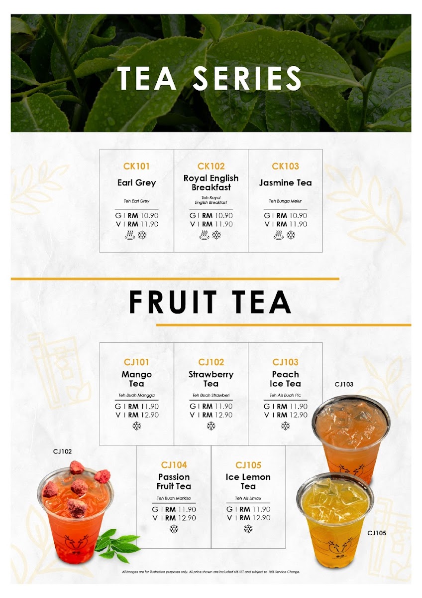 Daily Coffee Signature Photo Menu 3