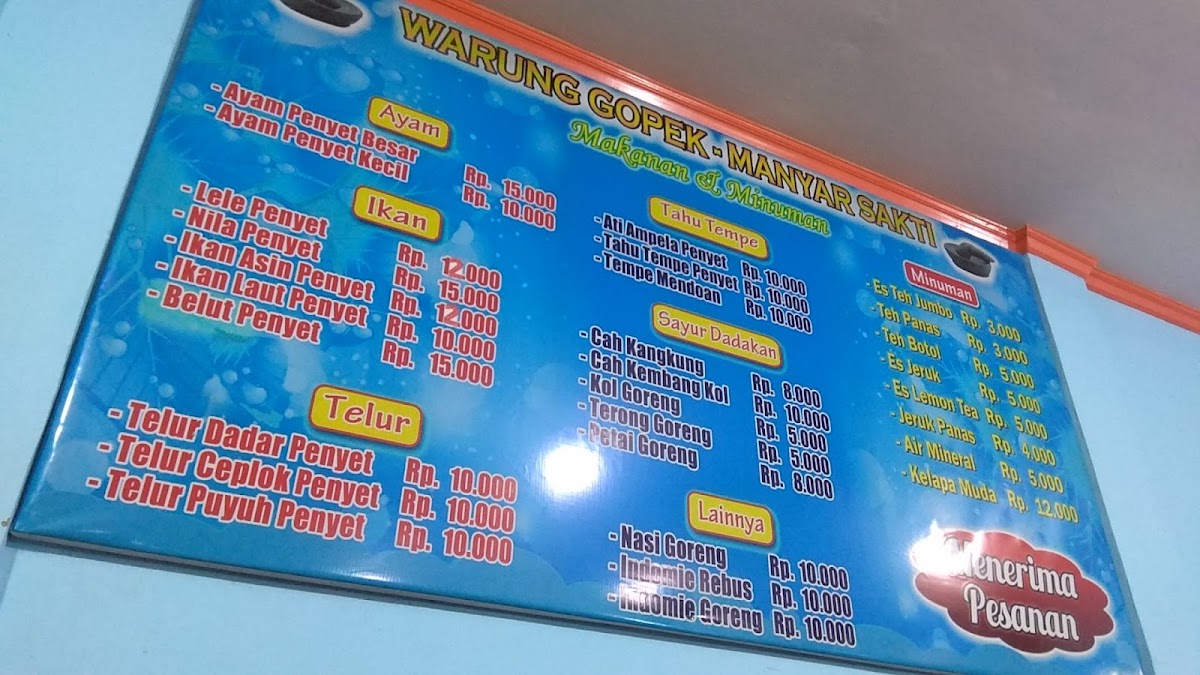 Warung Penyet Sidomukti Photo Menu 2