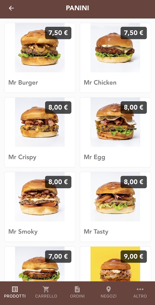 Mr. Cinnamon Burger Photo Menu 1