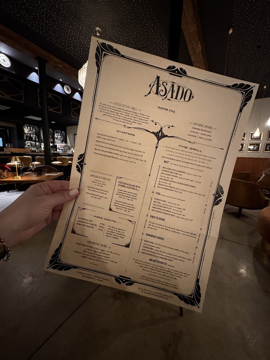 Asado - Château Capitoul Photo Menu 6