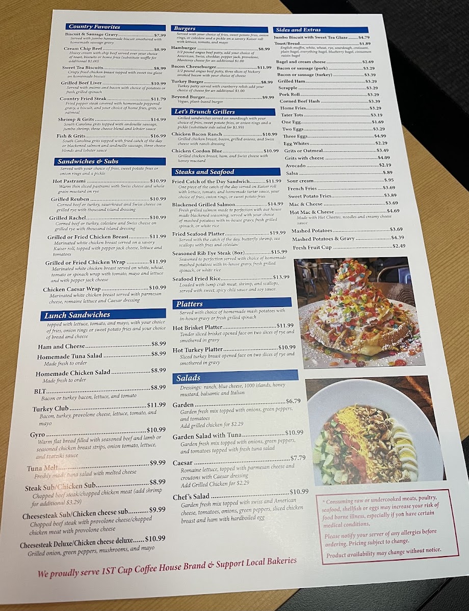 Lets Brunch cafe Photo Menu 1