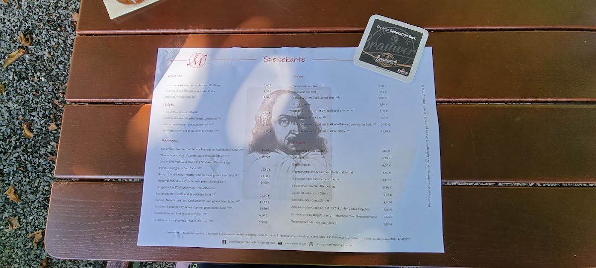 Mercyscher Hof Photo Menu 7