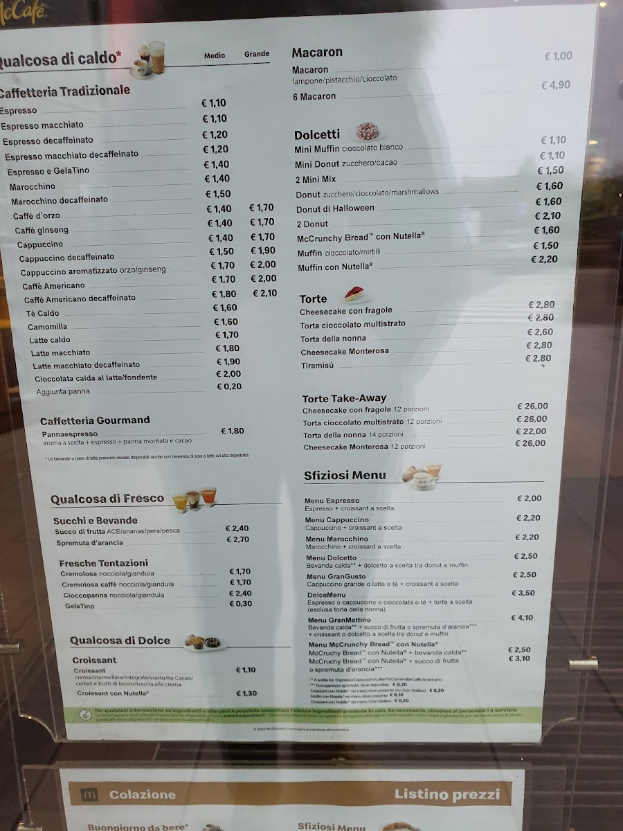 McDonald's Curtatone Photo Menu 3