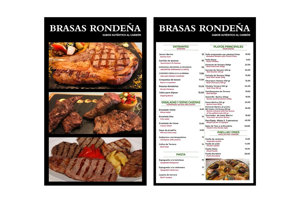 Brasas Rondeña Photo Menu 1