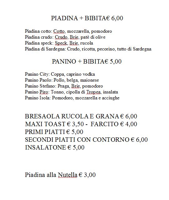 BeMe Cafè Photo Menu 5