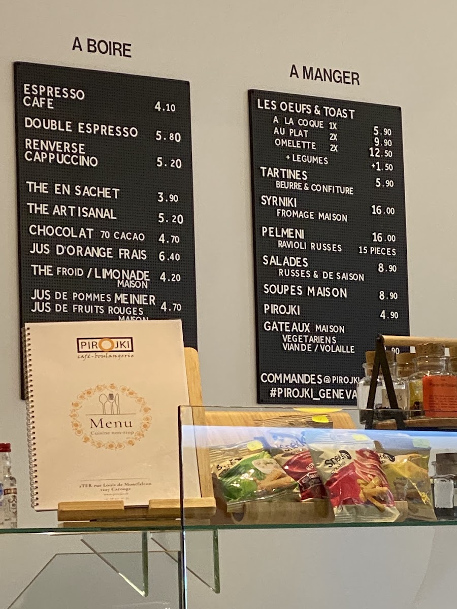 Pirojki Café-Boulangerie Photo Menu 2