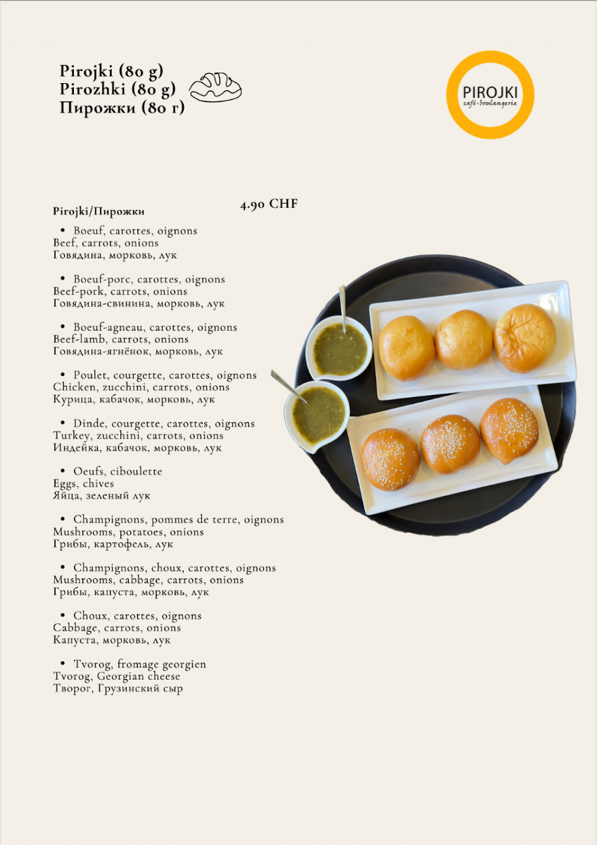 Pirojki Café-Boulangerie Photo Menu 3