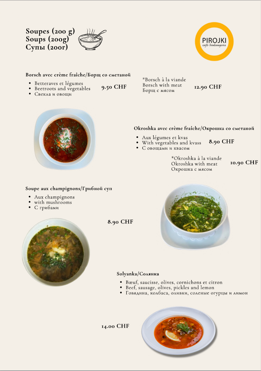 Pirojki Café-Boulangerie Photo Menu 5