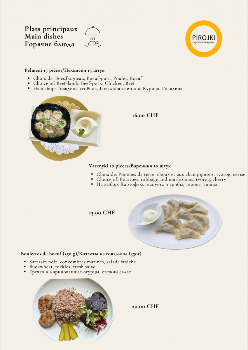 Pirojki Café-Boulangerie Photo Menu 6