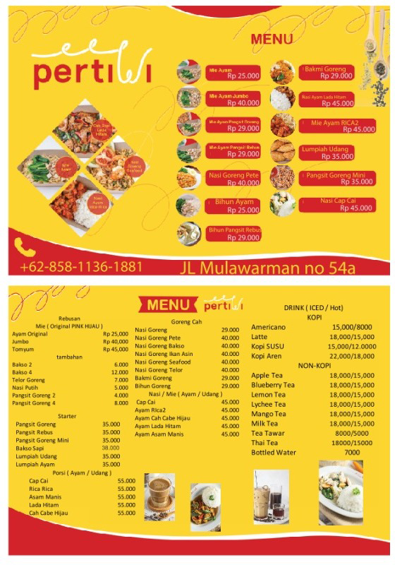 Bakmie Pertiwi Samarinda Photo Menu 1
