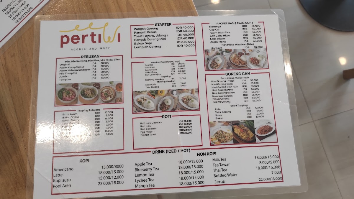 Bakmie Pertiwi Samarinda Photo Menu 4