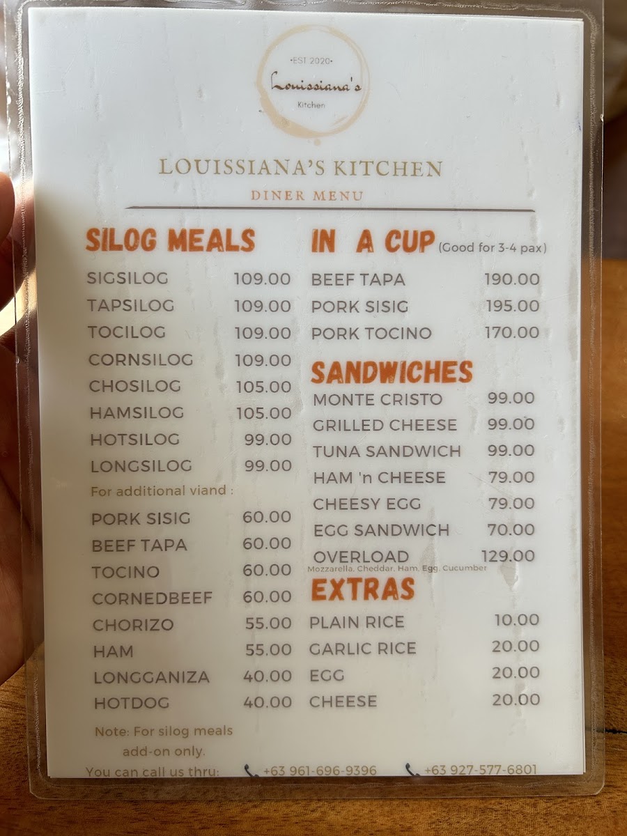Louissiana's Kitchen Photo Menu 10