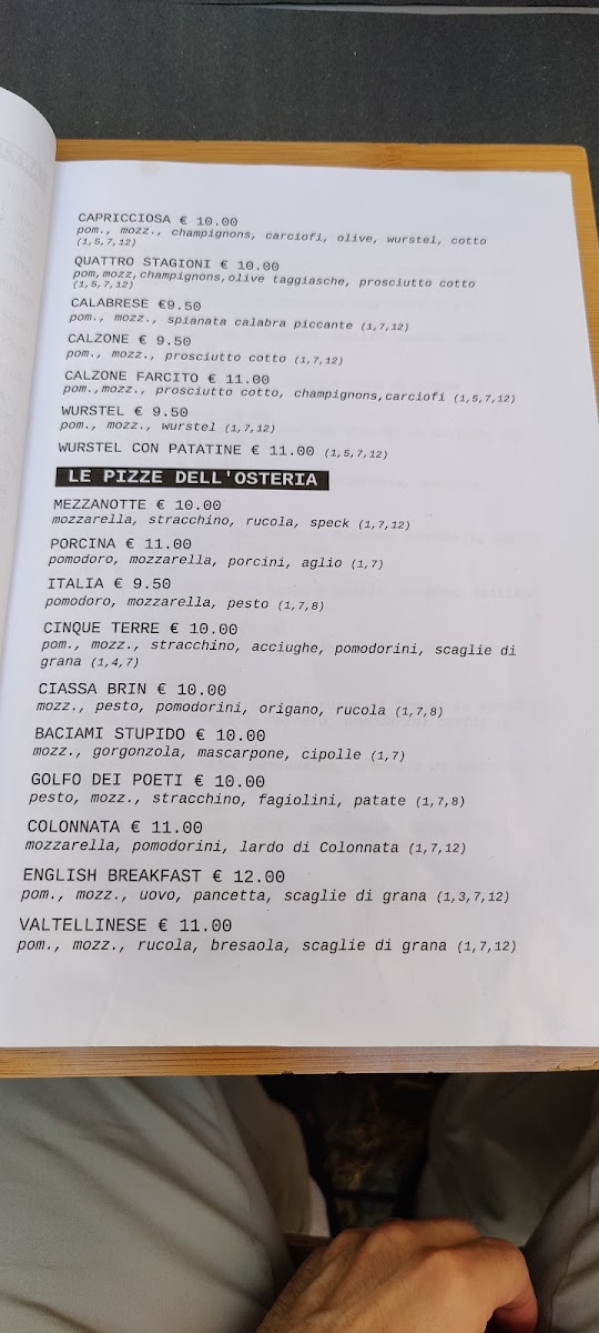 Osteria delle Pietre Photo Menu 2