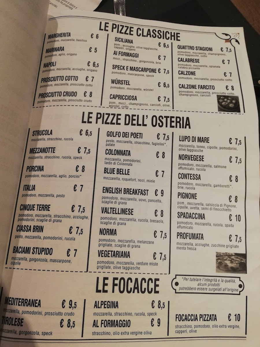 Osteria delle Pietre Photo Menu 9