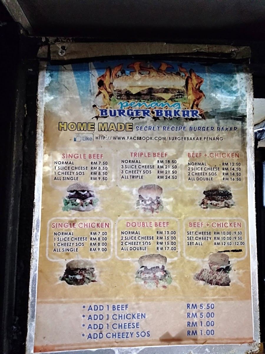 Rony Burger Bakar Photo Menu 2