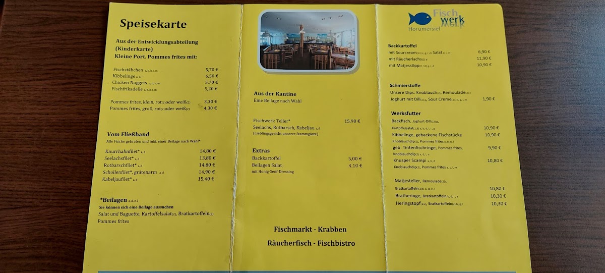 Fischwerk Horumersiel Photo Menu 10