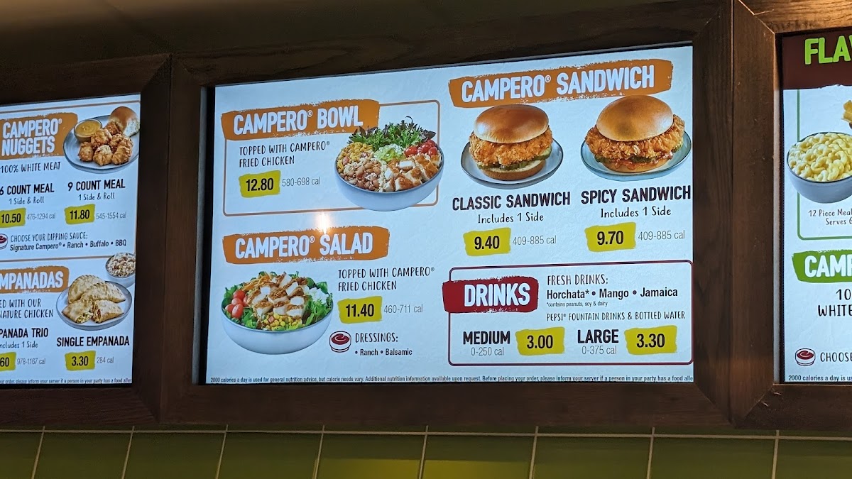 Pollo Campero Photo Menu 3