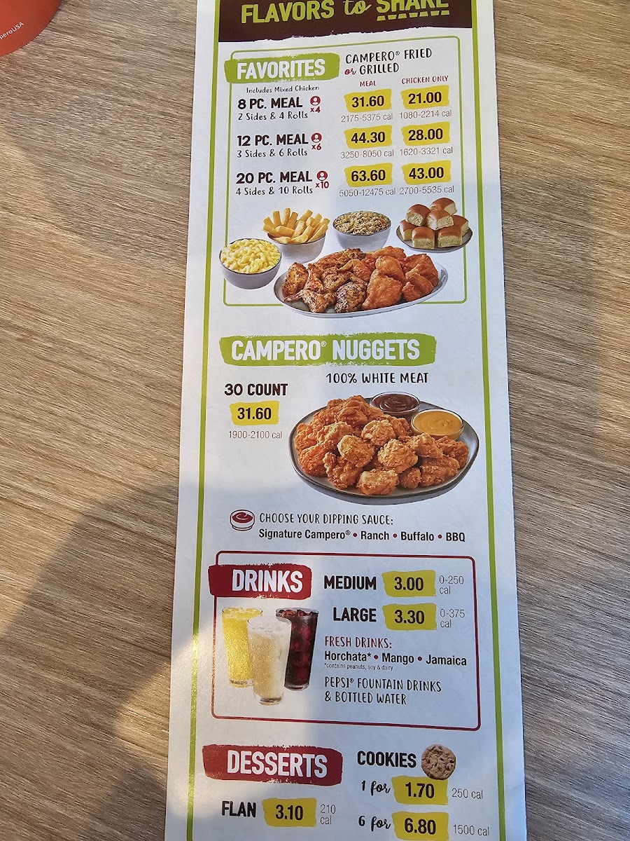 Pollo Campero Photo Menu 5
