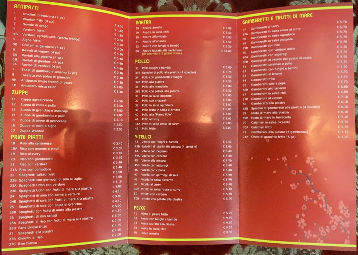 Jing Sen Ristorante cinese Photo Menu 1