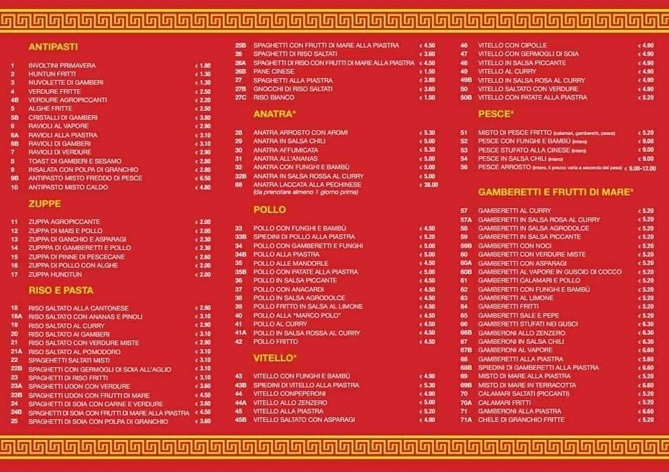 Jing Sen Ristorante cinese Photo Menu 4